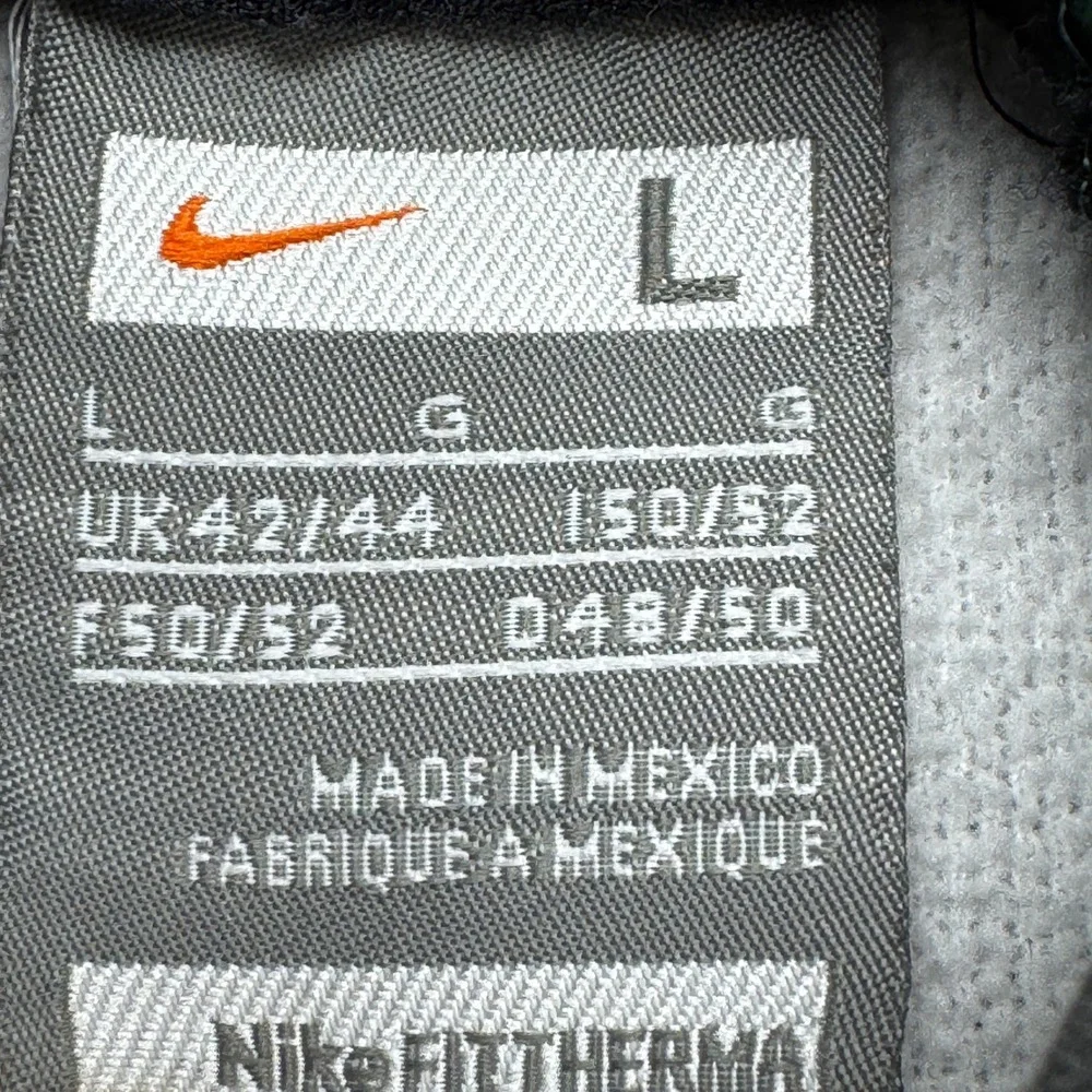 Nike Therma-FIT‎ Just Do It Hoodie Mens Large Gray Green Pullover Sweatshirt